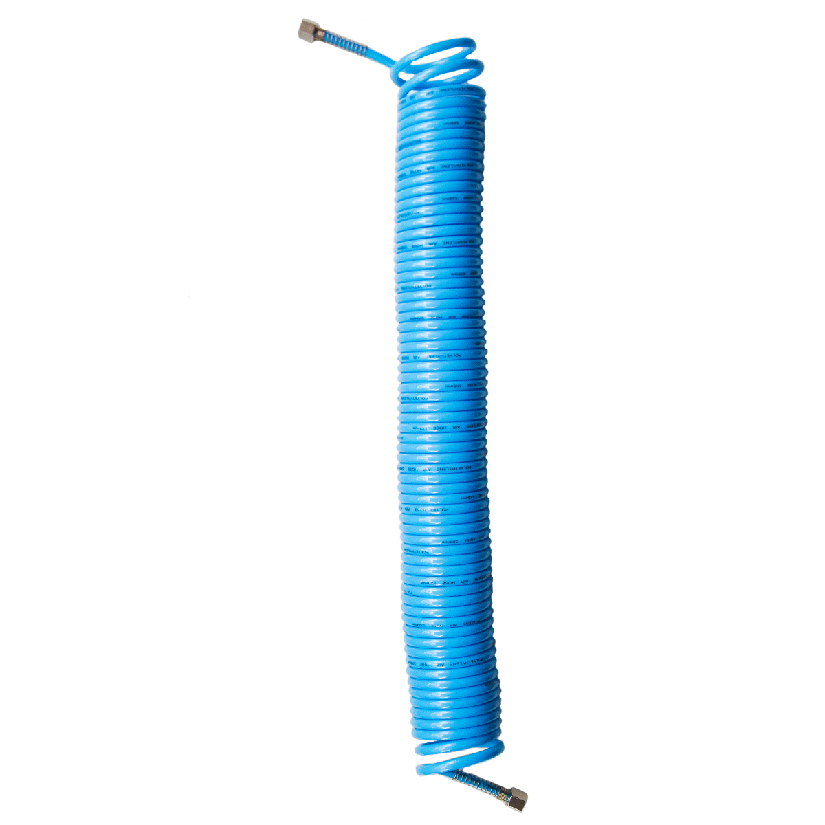 Manguera Espiralada P/compresor Acople Hembra 1/4npt 1/4 15m