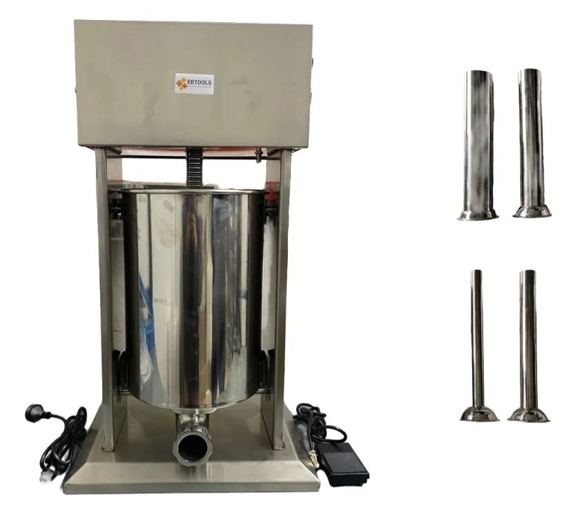 Embutidora Eléctrica 25litros Chorizos Salchichas Acero Inox
