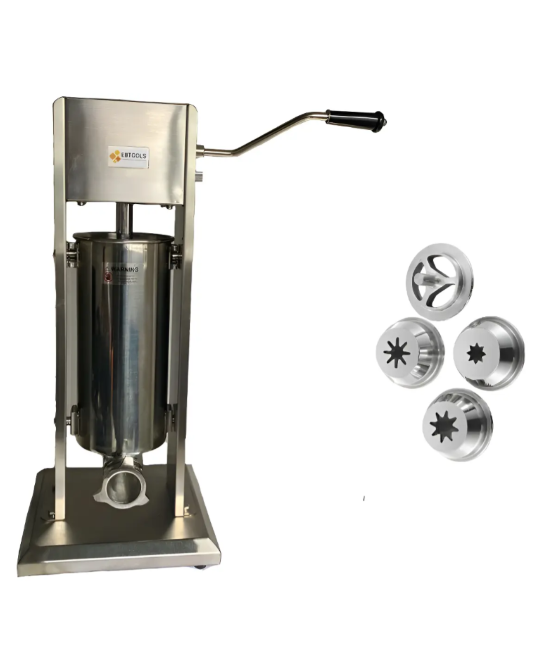 Churrera Embutidora Vertical 3l Con 4 Boquillas