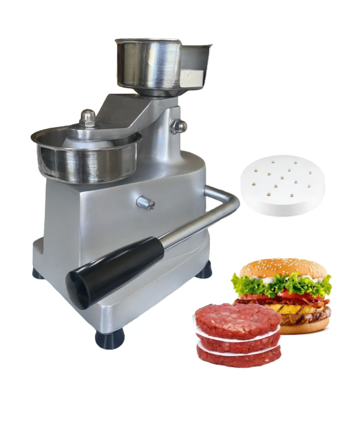 Formadora De Hamburguesas 100mm Acero Inoxidable