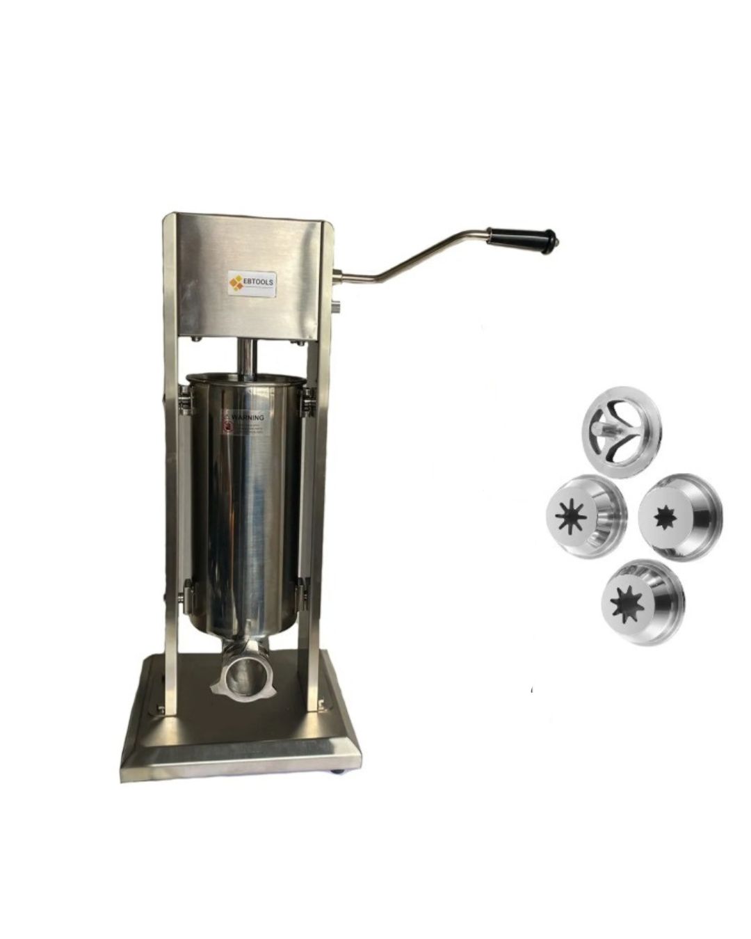Churrera Embutidora Vertical 5 L Con 4 Boquillas