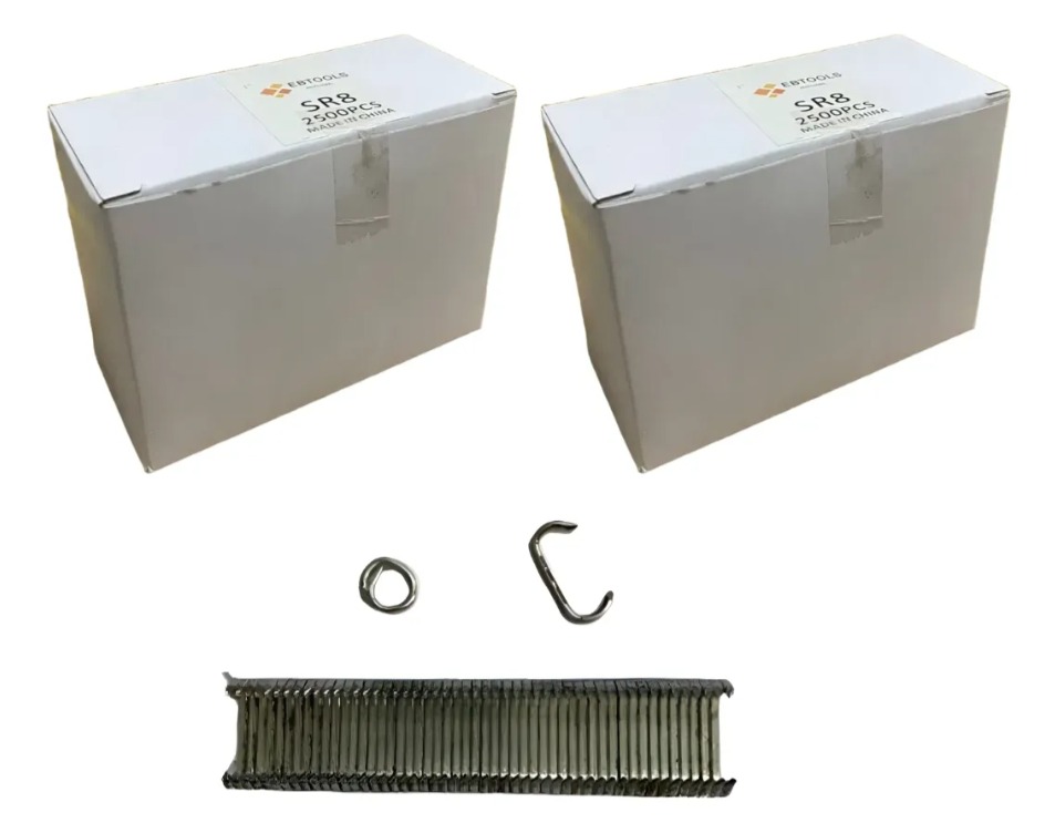 Clips Para Abrochadora De Cercos Y Alambrados Tipo C-